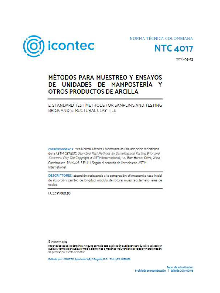 NTC 4017-2018 | PDF