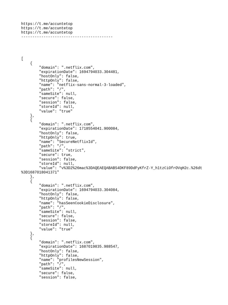 Netflix Cookies | PDF | Http Cookie | Companies