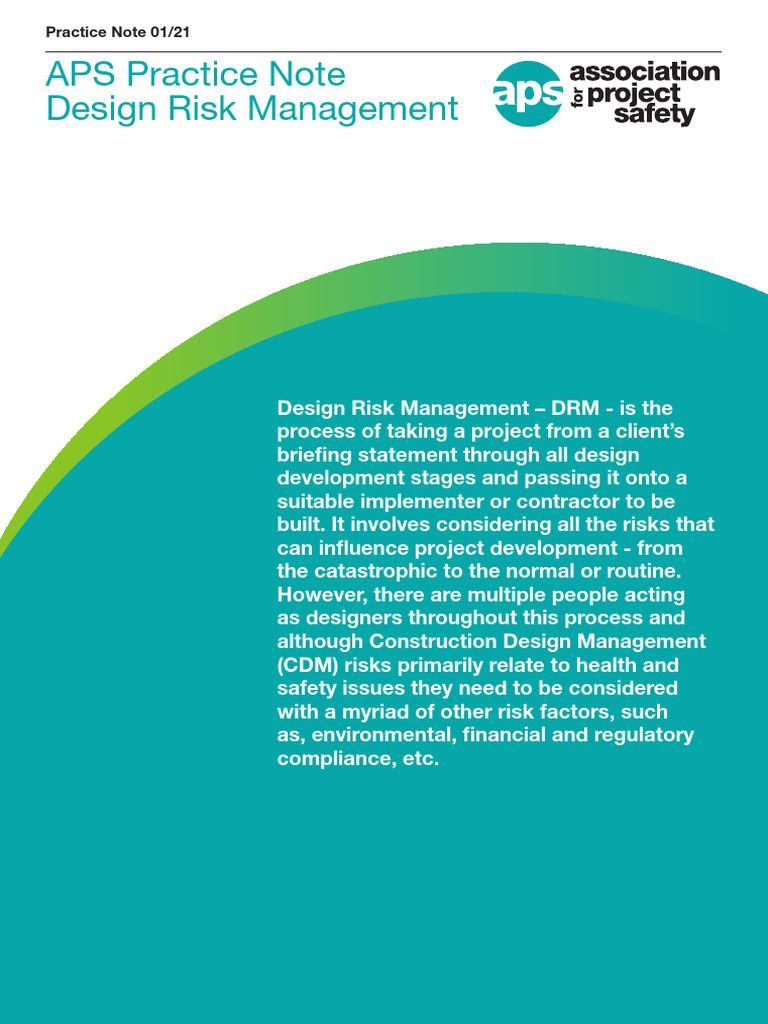 Design Risk Management in Construction | PDF | Occupational Safety And ...