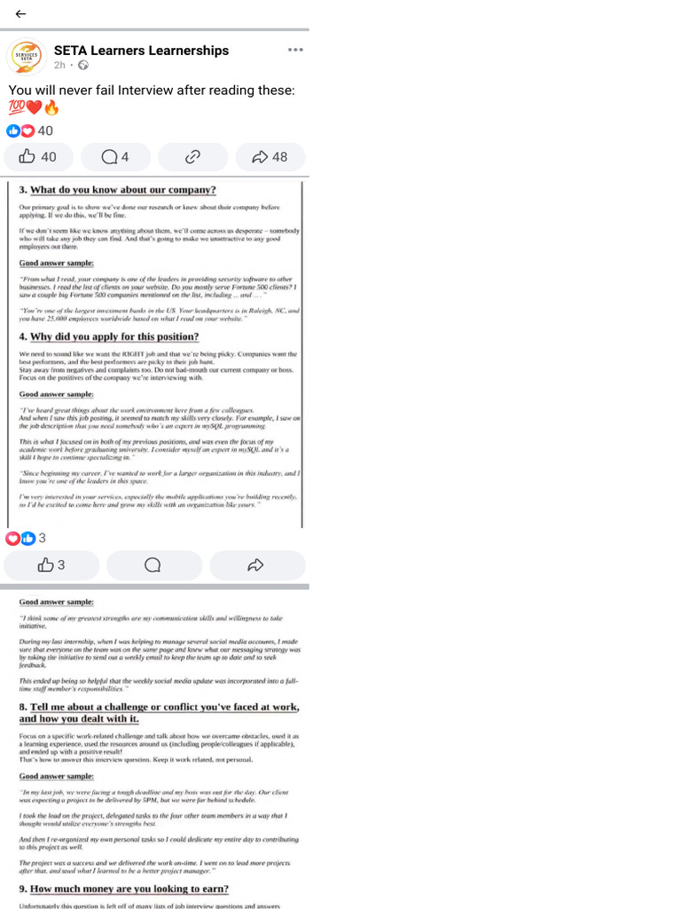 Interview Question and Answers | PDF