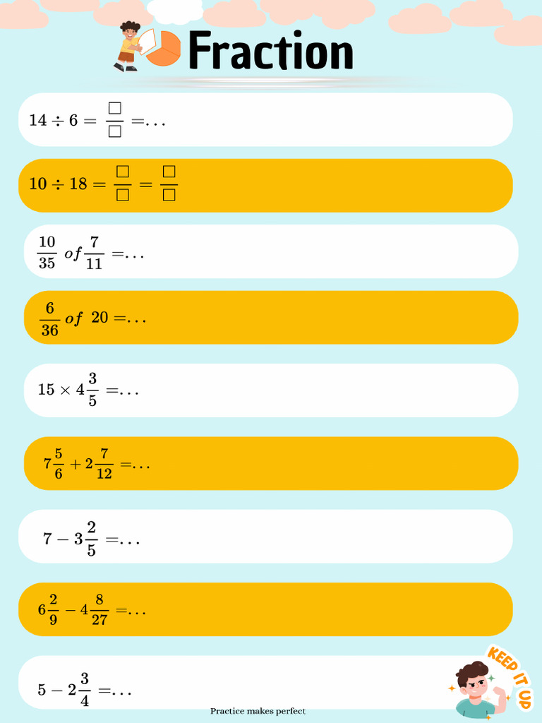 Fraction P5 | PDF