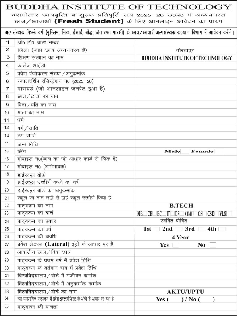 Bit - SK Form Formet - (Fresh) | PDF