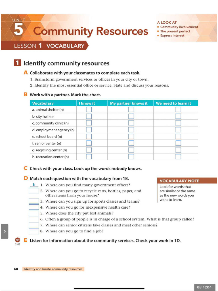 English Tema 5 Step Forward | PDF