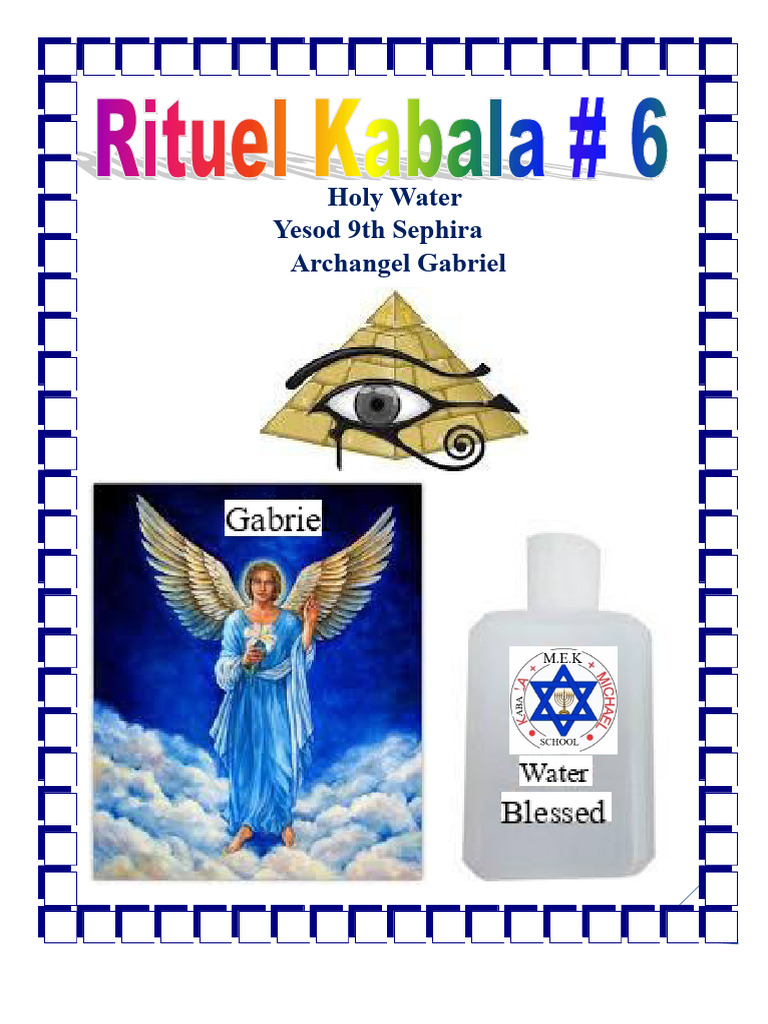 Gabriel's Invocation in Yesod Ritual | PDF | Exorcism | Archangel