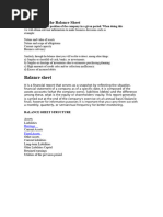 Types and Formats of Balance Sheets | PDF