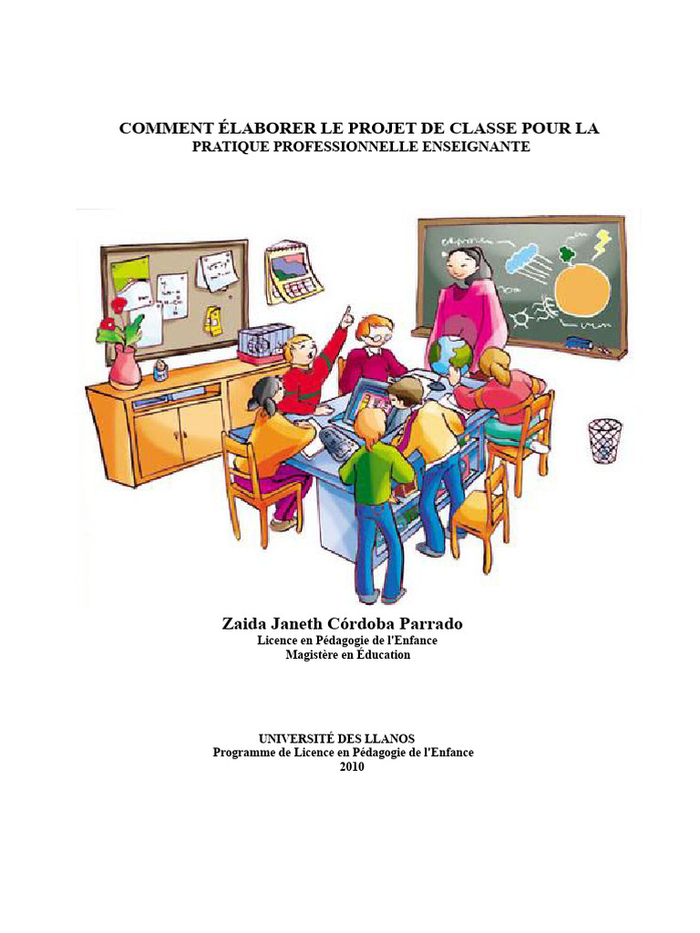 Élaboration de projets de classe en pédagogie | PDF | Apprentissage ...