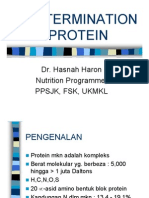 Protein Determination 2011