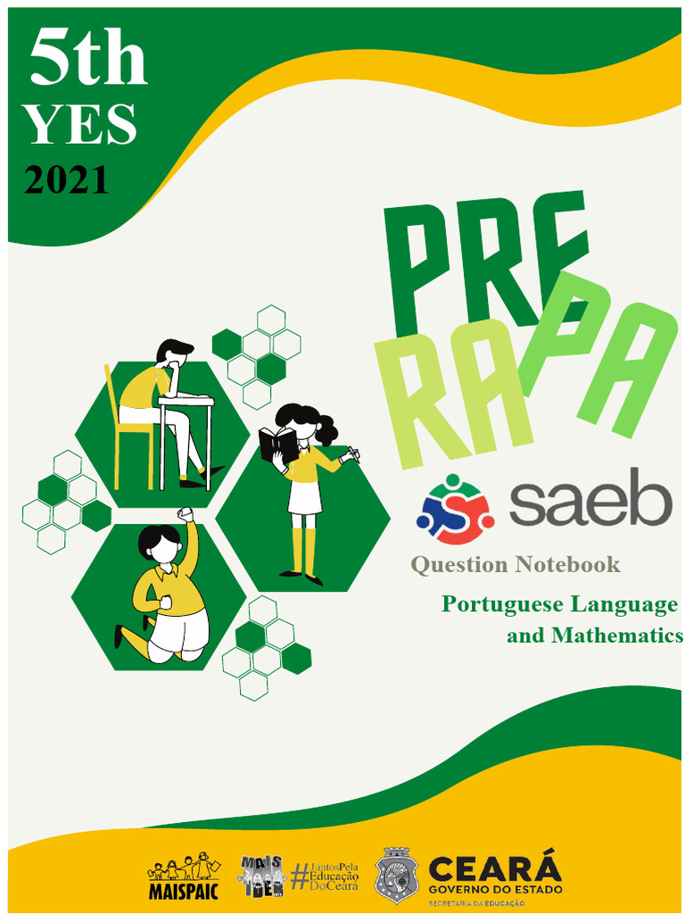 5th Grade Portuguese & Math Exam Guide | PDF | Area
