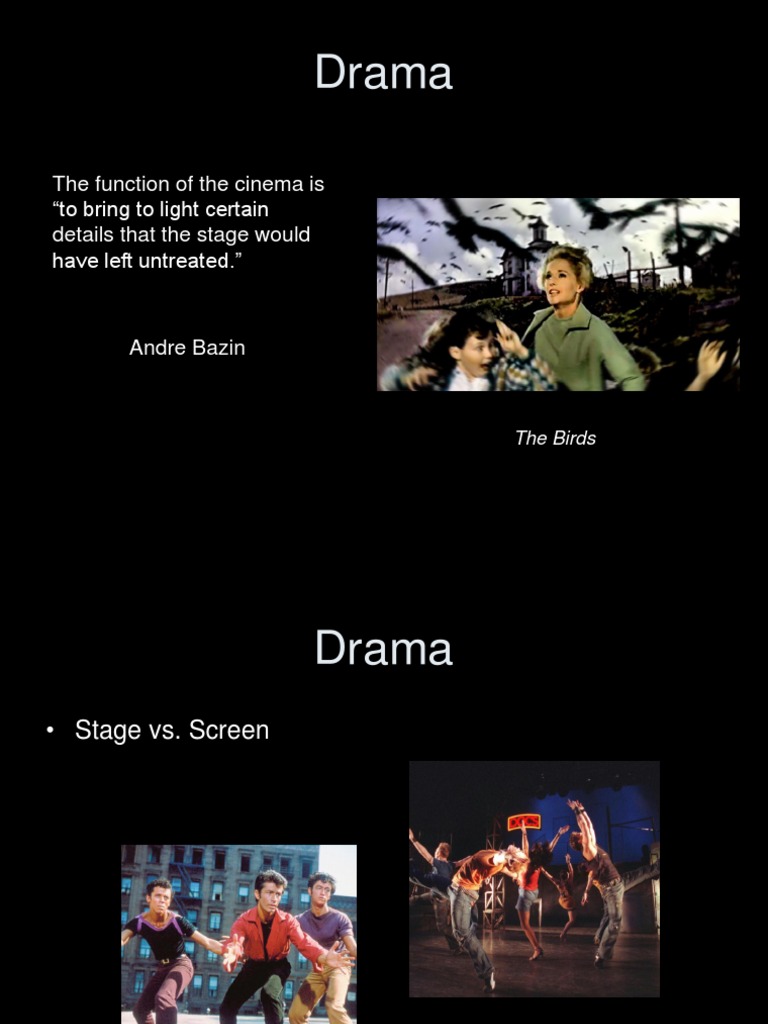 Film vs. Stage: Analyzing Dramatic Elements | PDF | Entertainment (General)