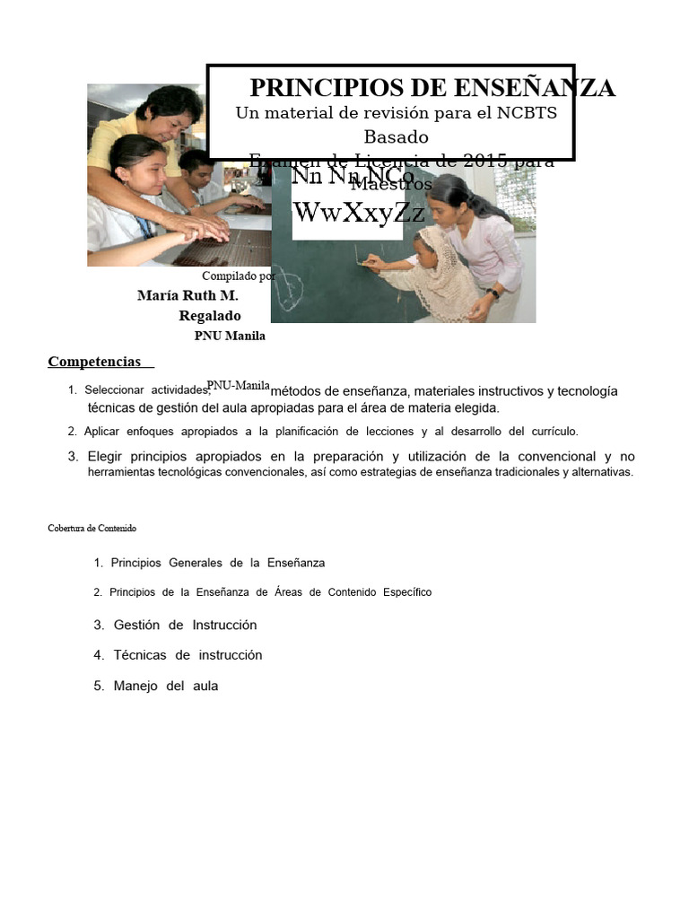 Principios Clave para la Enseñanza Efectiva | PDF | Aprendizaje | Enseñando
