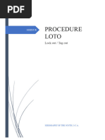LOTOTO Procedure: 9 Steps to Safety | PDF | Safety | Occupational ...
