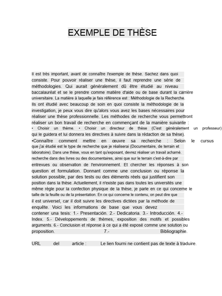 Exemple de méthodologie de thèse PDF — free download