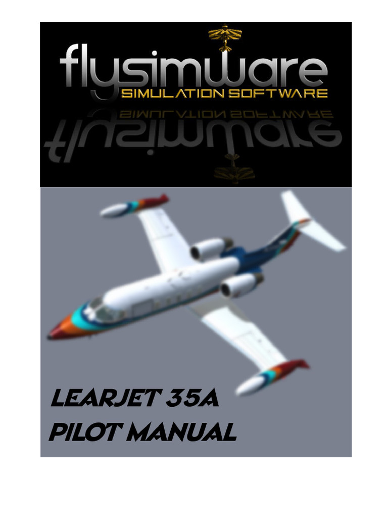 Learjet 35A Flight Manual Guide | PDF | Aircraft Flight Control System ...