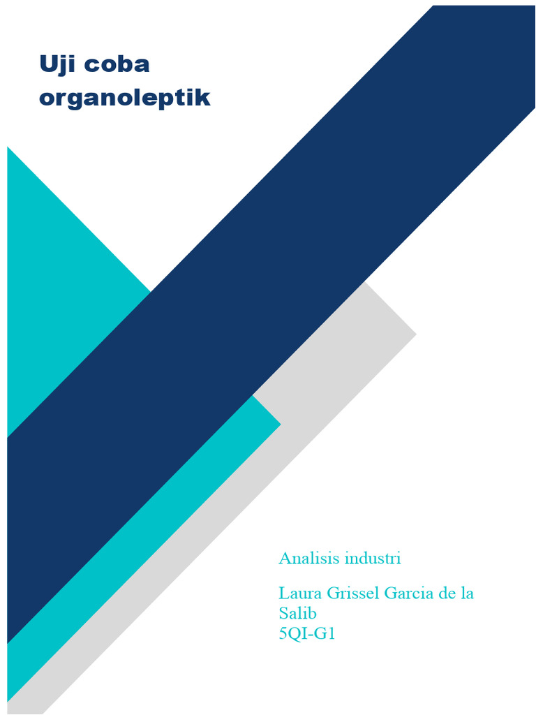 Uji Organoleptik | PDF
