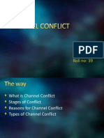 Channel Conflict Stages and Types