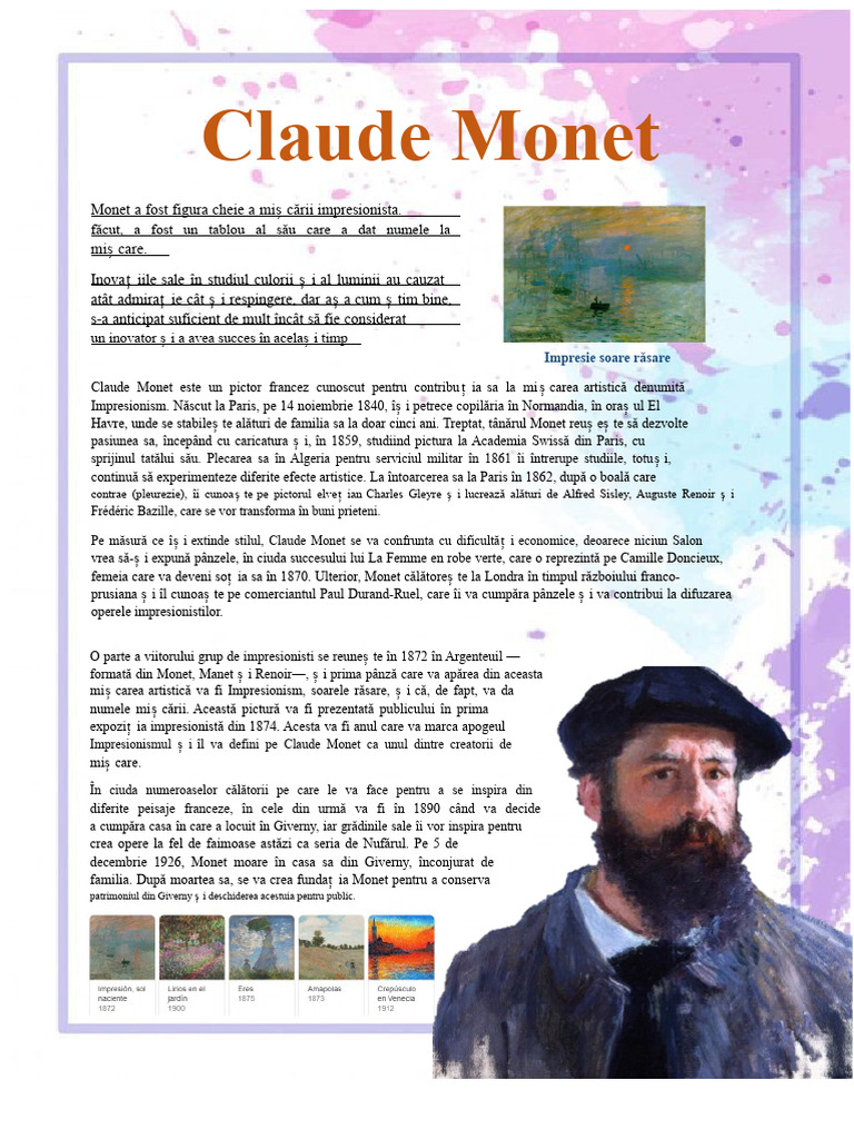 Claude Monet | PDF