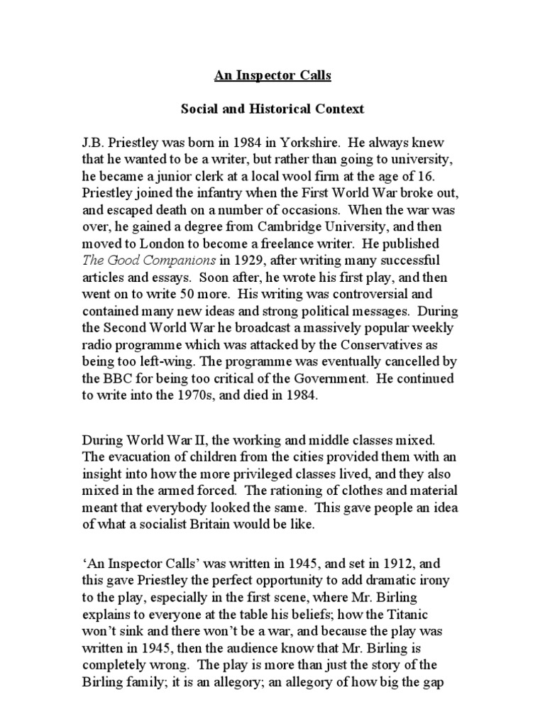 Social and Historical Context | PDF