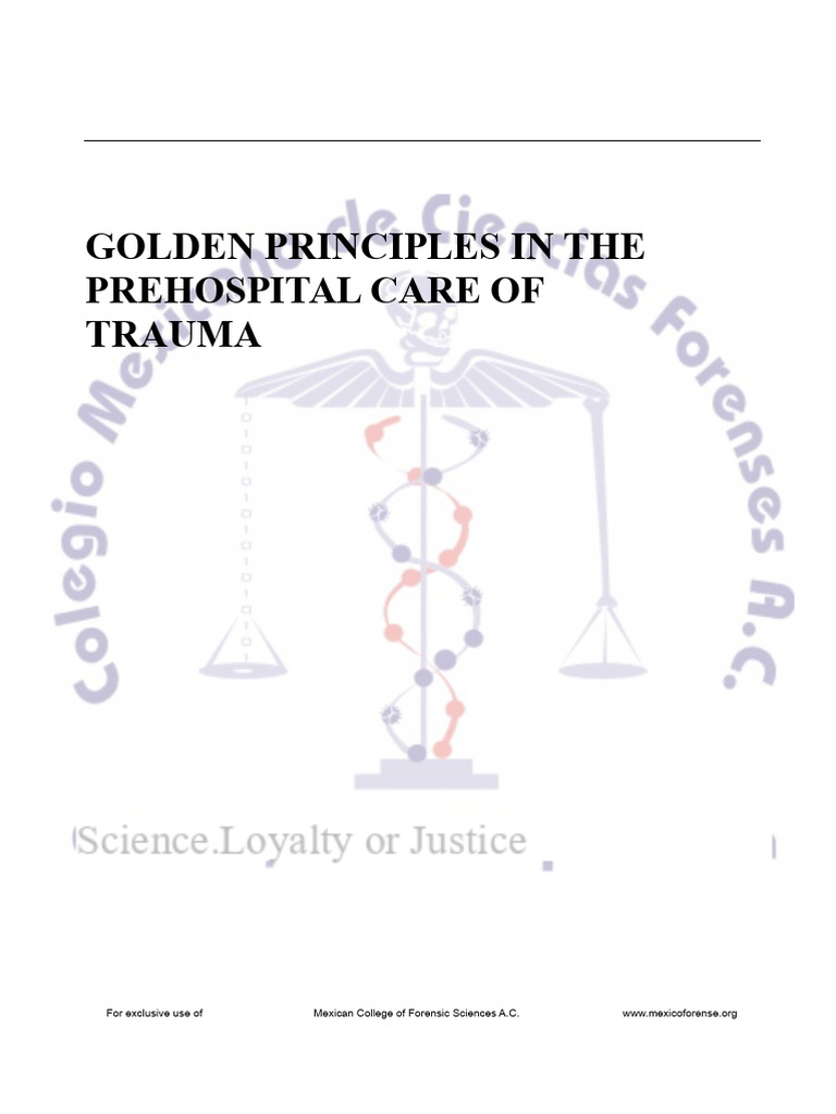 Golden Principles of Trauma Care | PDF | Major Trauma | Shock (Circulatory)