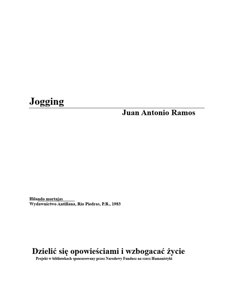Jogging | PDF