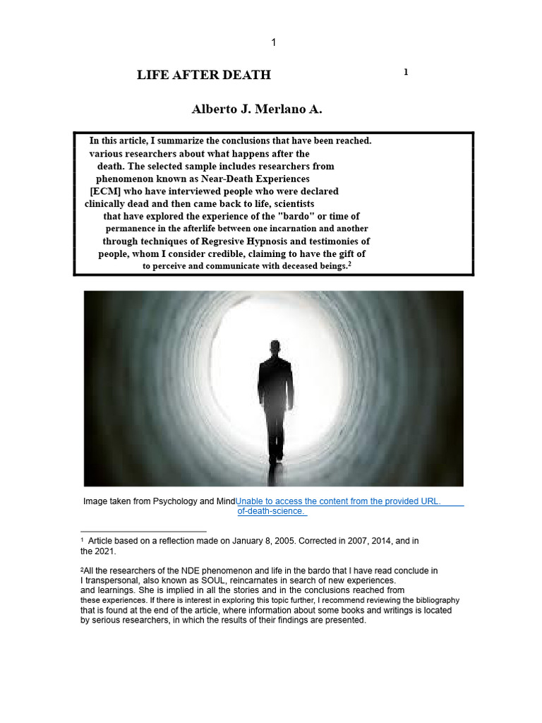 Insights on Life After Death | PDF | Soul | Reincarnation