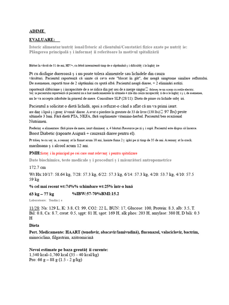 ADIME+Exemplul 2 | PDF