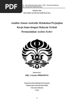 Download Diky Avianto - APBD2011 - Analisis Alasan Australia Melakukan Perjanjian Kerja Sama Dengan Malaysia Terkait Permasalahan Asylum Seekers by Diky Avianto SN92590816 doc pdf