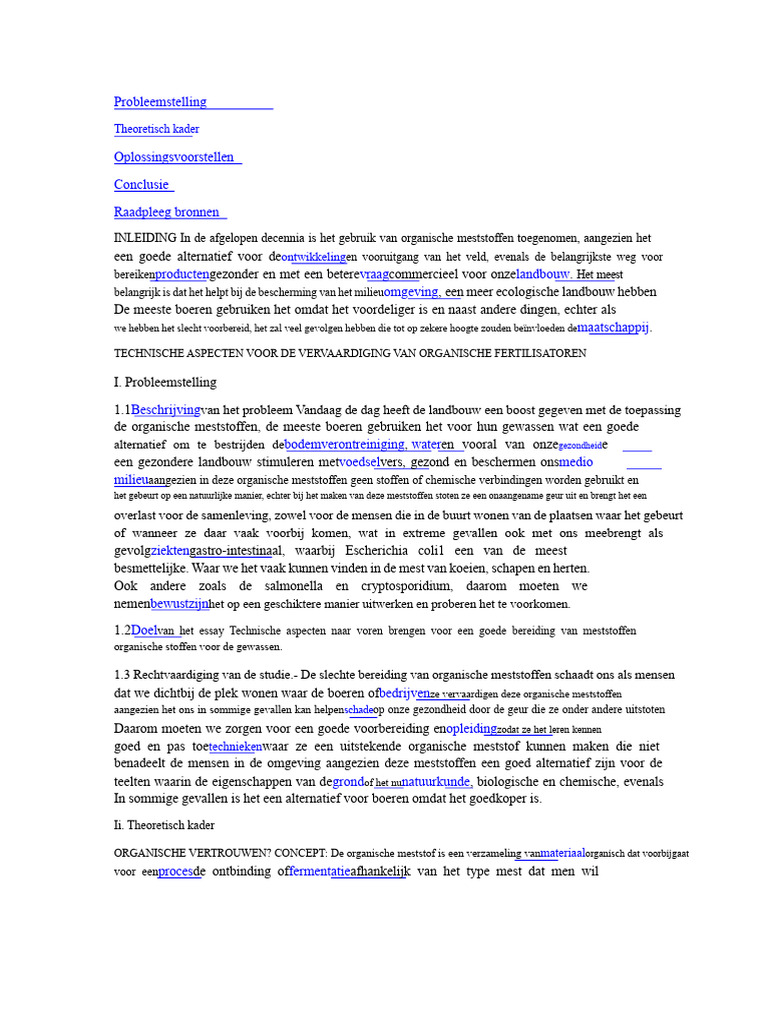 Probleemstelling | PDF