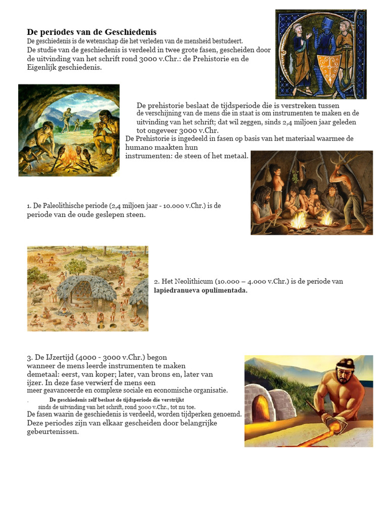 De Periodes Van de Geschiedenis | PDF