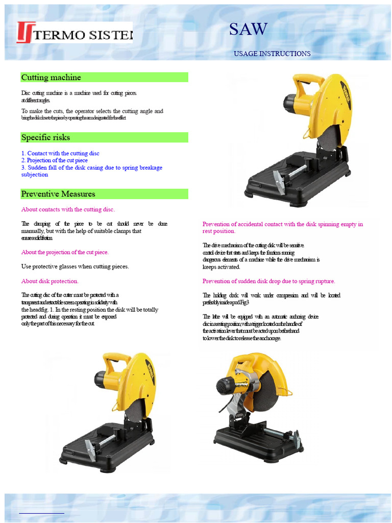 Cutting Machine Instruction Manual PDF | PDF | Machines | Manufactured ...