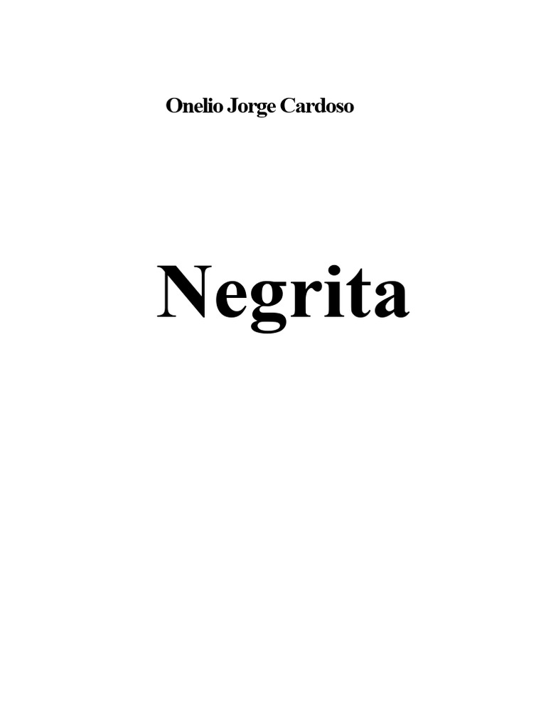 Negrita PDF | PDF