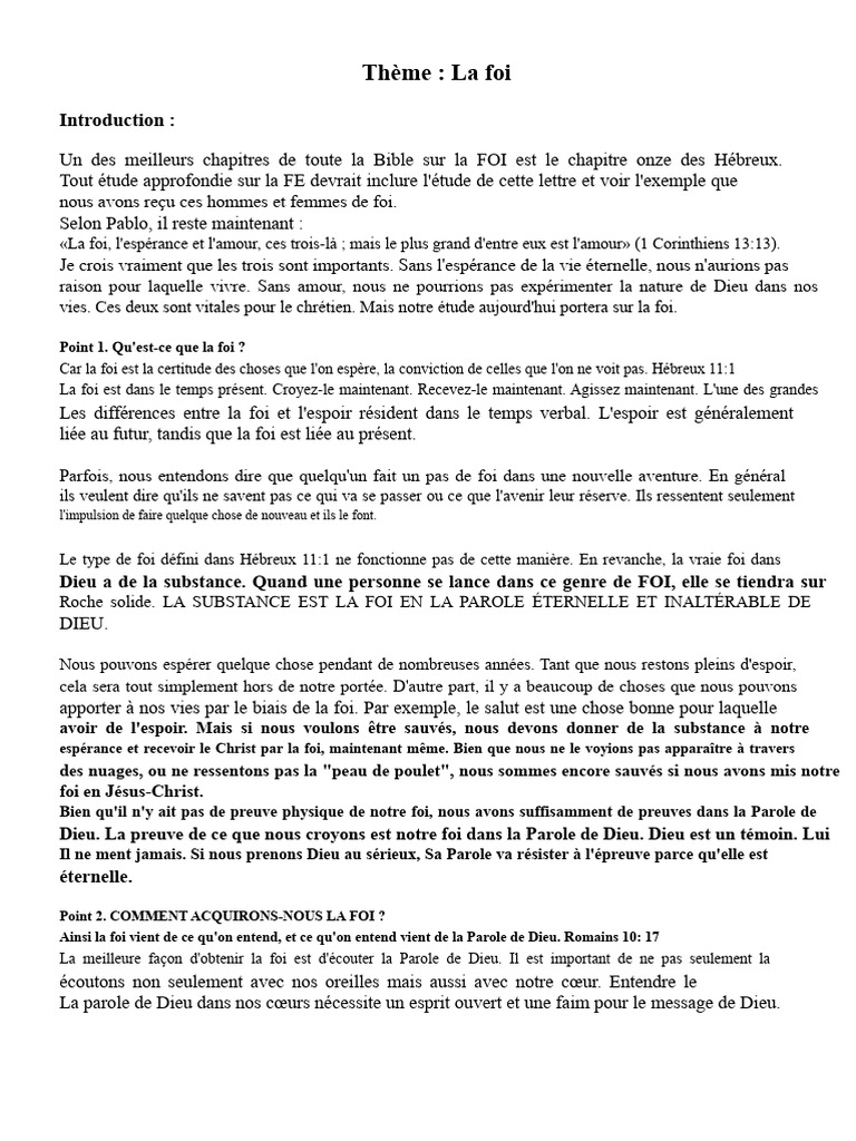 Comprendre la foi chrétienne | PDF | Dieu | Terre d'Israël