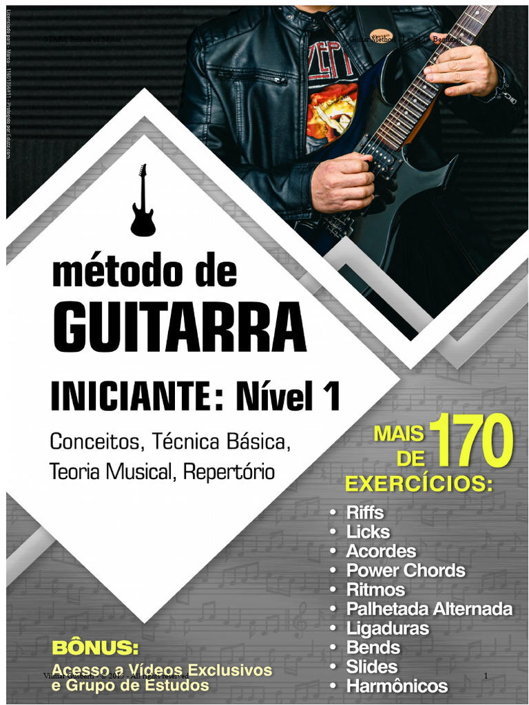 Beginner Guitar Method by Vilmar Gusberti | PDF | Guitars | Musical ...