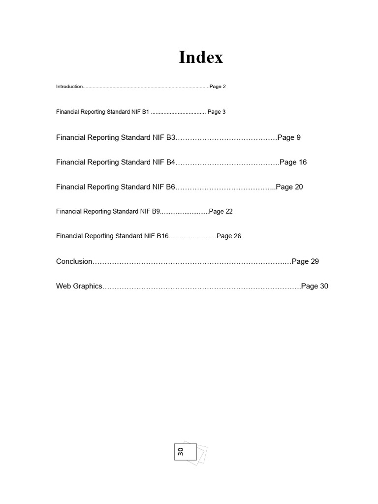 Overview of NIF Financial Reporting Standards | PDF | Equity (Finance ...