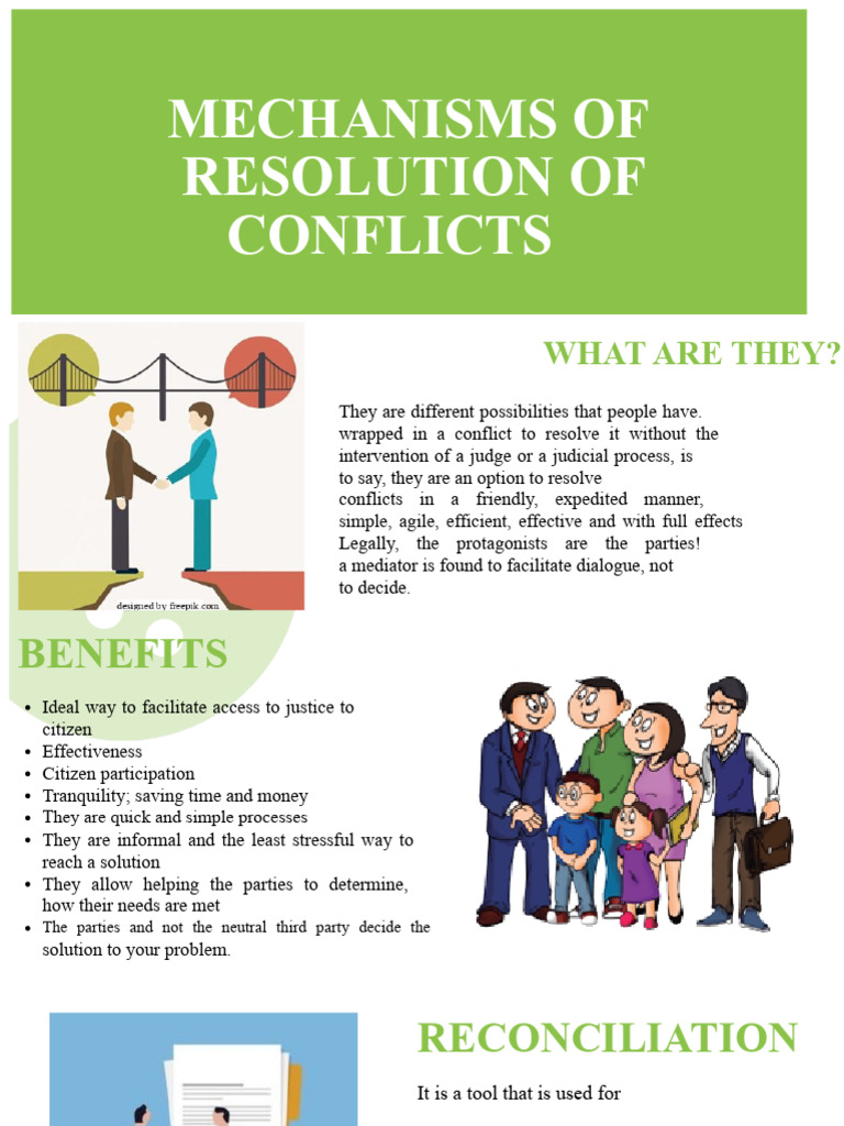 Conflict Resolution Mechanisms | PDF
