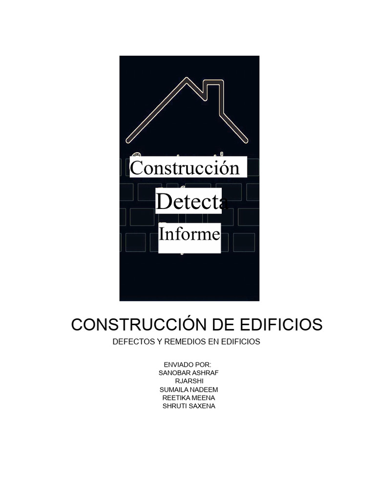Defectos y Soluciones en Construcción | PDF | pared | Hormigón