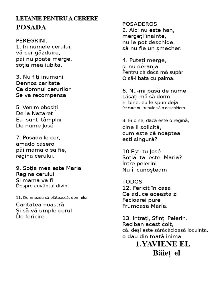 Versuri de Colinde | PDF