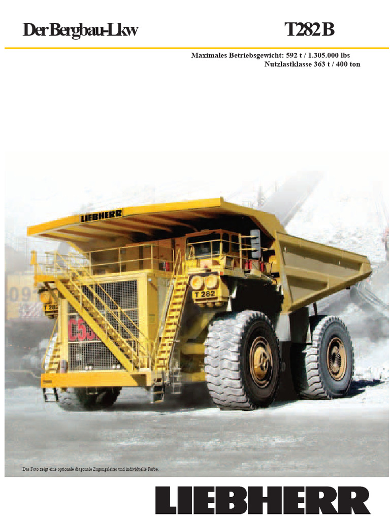 Liebherr T282B GB NTB PDF | PDF