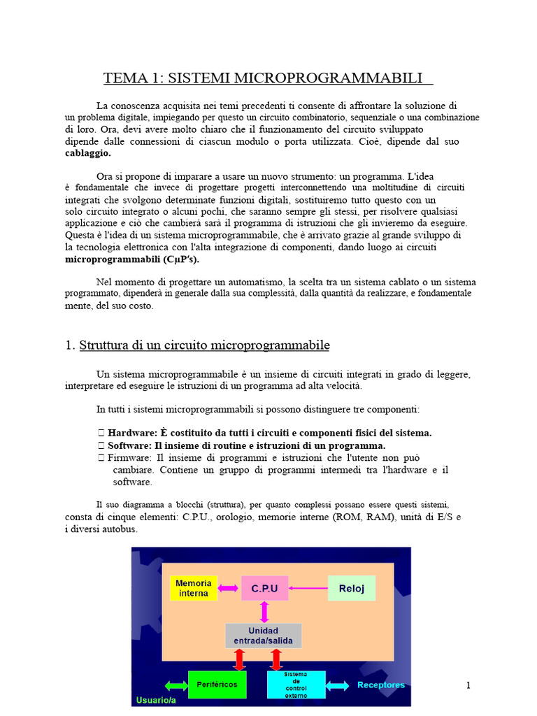 1 - Tema 1 - Circuiti Microprogramabili | PDF