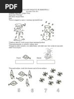 Evaluare Sumativa Pe Semestrul 1