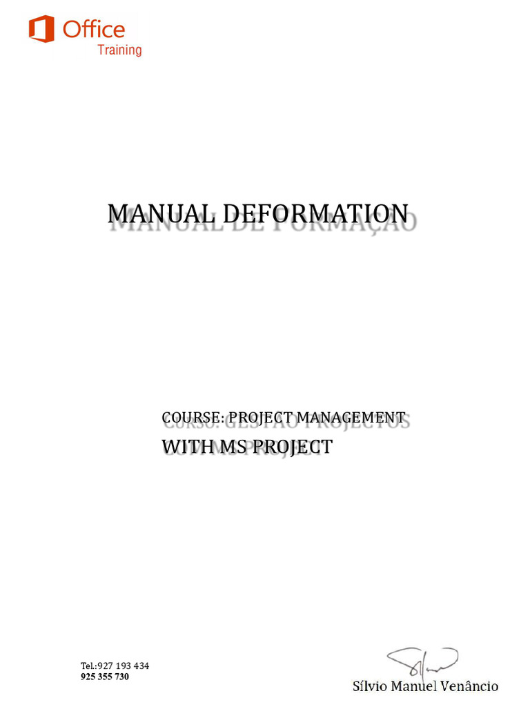 Project Management with MS Project Guide | PDF | Computing