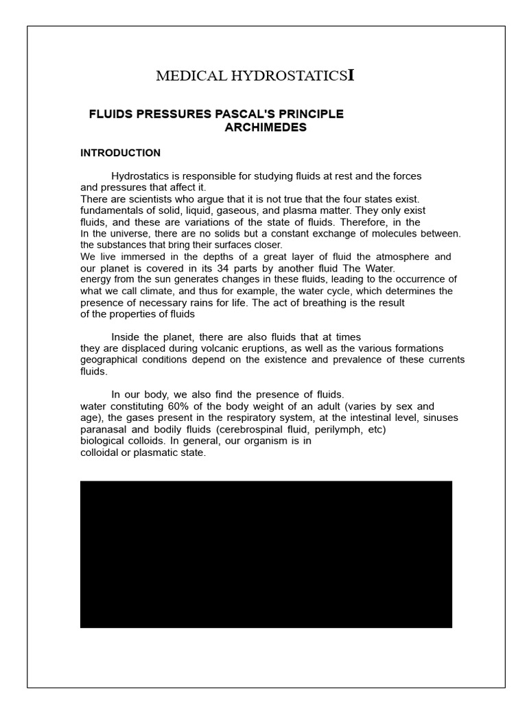Understanding Hydrostatics and Fluid Pressure | PDF | Buoyancy | Pressure