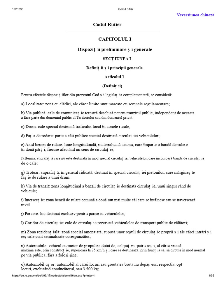 Codul Rutier - Mozambic | PDF