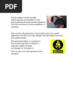 Pre-Operational Inspection Guide | PDF | Loader (Equipment)