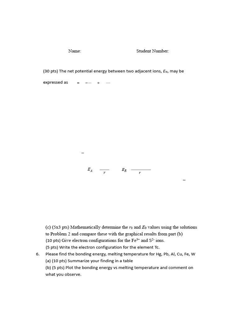 Engineering Materials Homework 1 Guide | PDF
