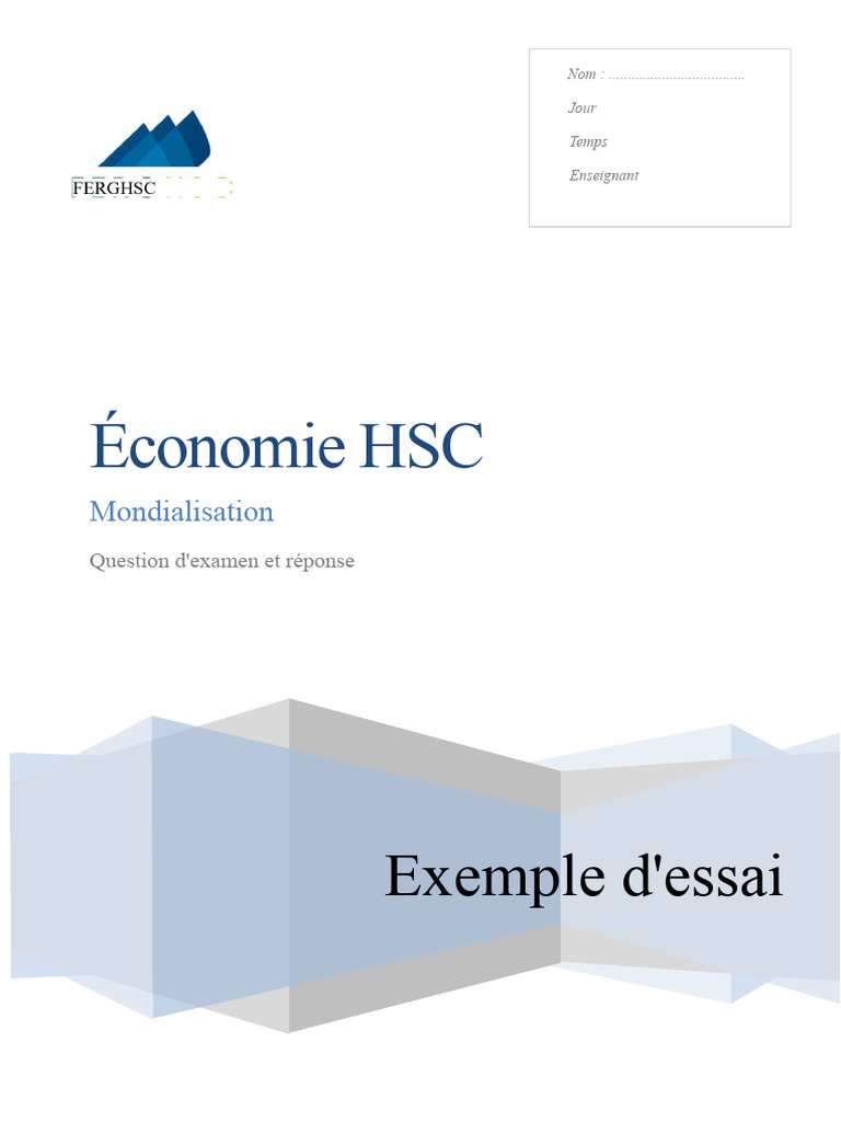 Impact de la mondialisation sur l'environnement et l'inégalité | PDF ...