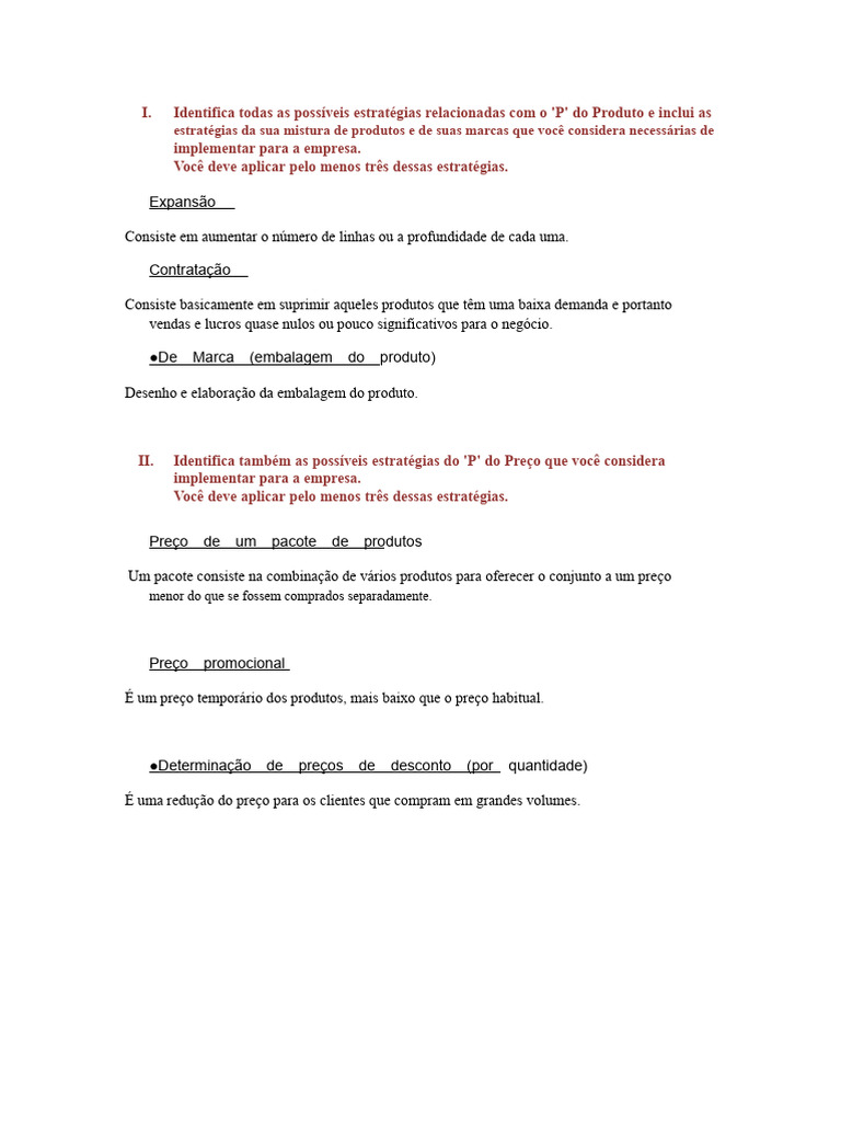 Estratégias de Produto e Preço em Marketing | PDF | Marketing ...