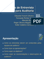 Técnicas de Entrevista para Auditoria