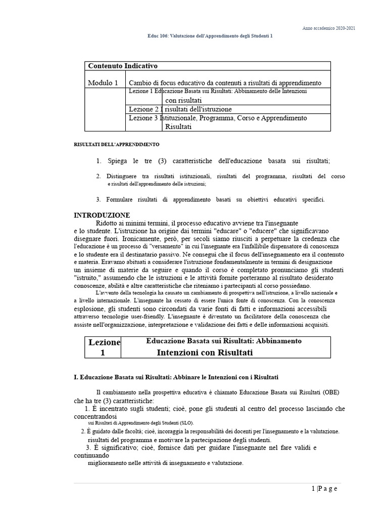 Modulo 1 | PDF