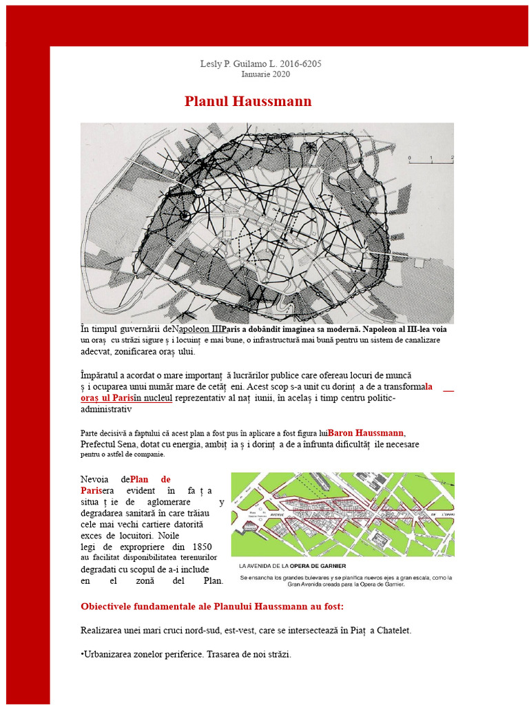Planul Haussmann | PDF