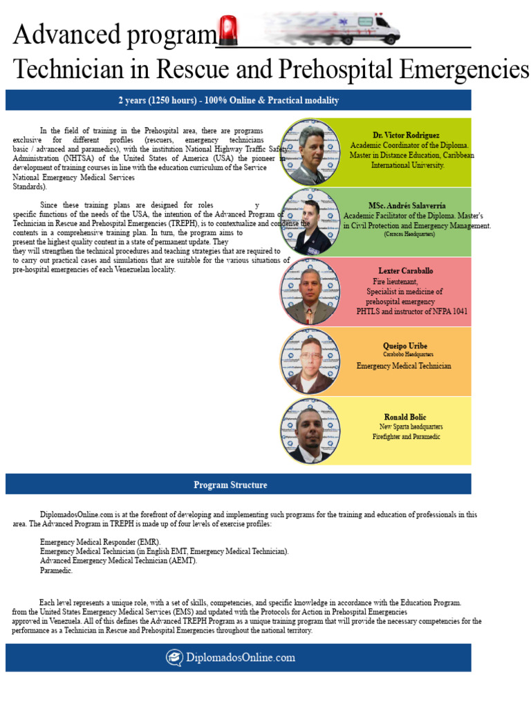 Online Advanced Rescue Technician Program | PDF | Emergency Medical ...